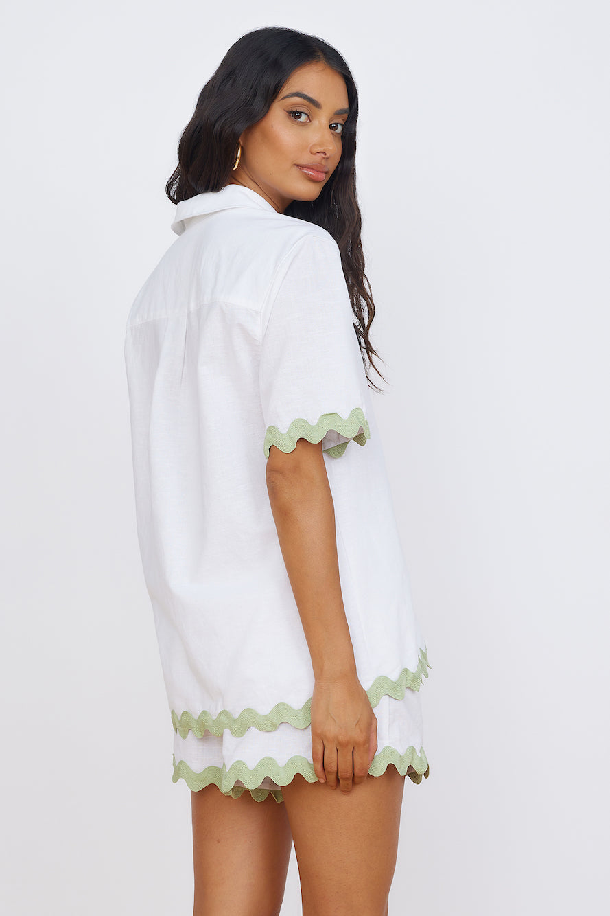 SEVEN WONDERS Harry Shirt White-Seaa Fashion