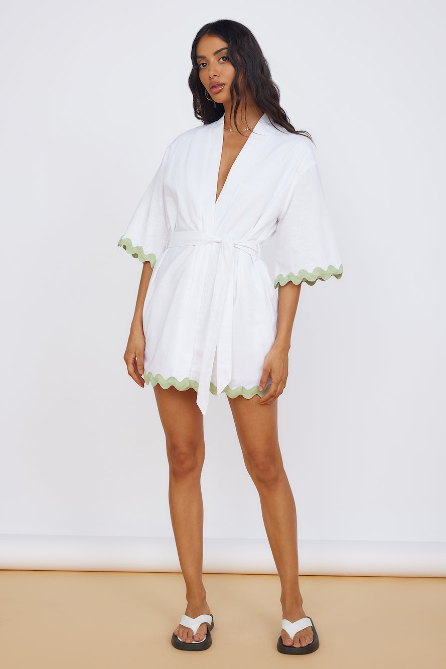 SEVEN WONDERS Harry Mini Dress White-Seaa Fashion