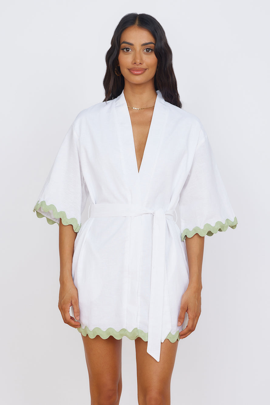 SEVEN WONDERS Harry Mini Dress White-Seaa Fashion