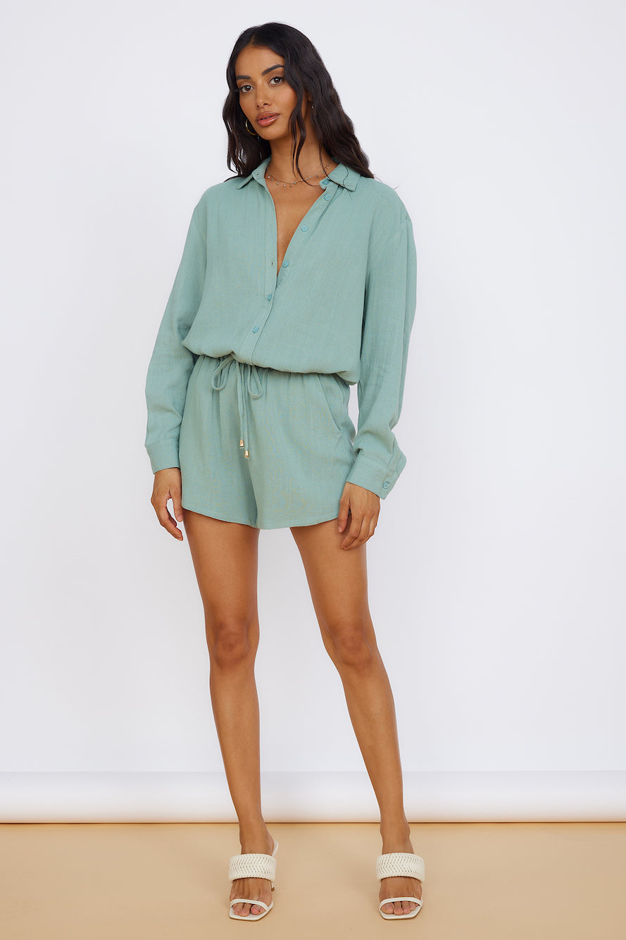 SEVEN WONDERS Kiana Shirt Sage-Seaa Fashion