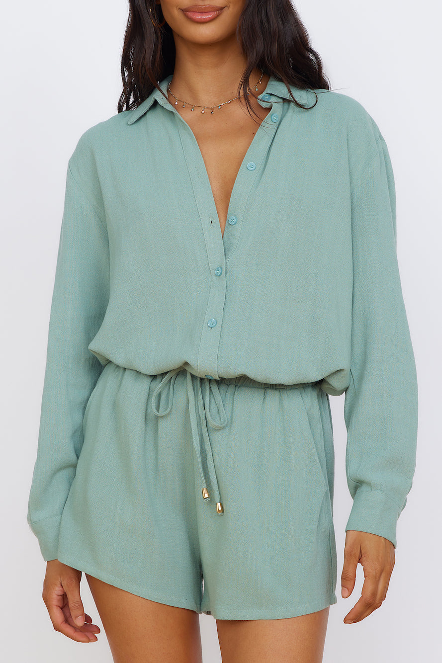 SEVEN WONDERS Kiana Shirt Sage-Seaa Fashion