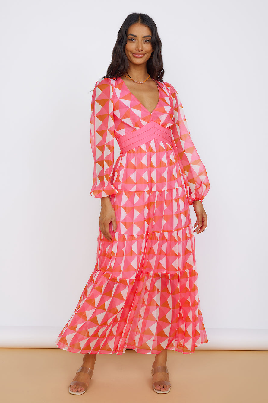 Delightful Dream Maxi Dress Pink-Seaa Fashion