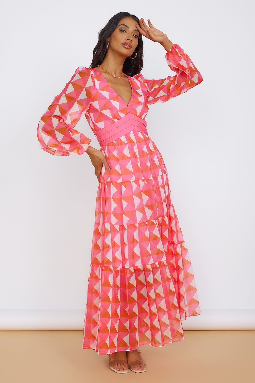 Delightful Dream Maxi Dress Pink-Seaa Fashion