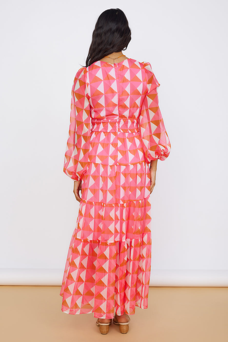 Delightful Dream Maxi Dress Pink-Seaa Fashion