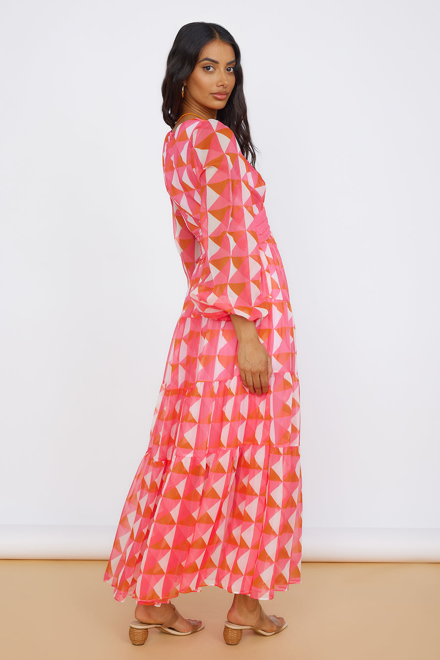Delightful Dream Maxi Dress Pink-Seaa Fashion