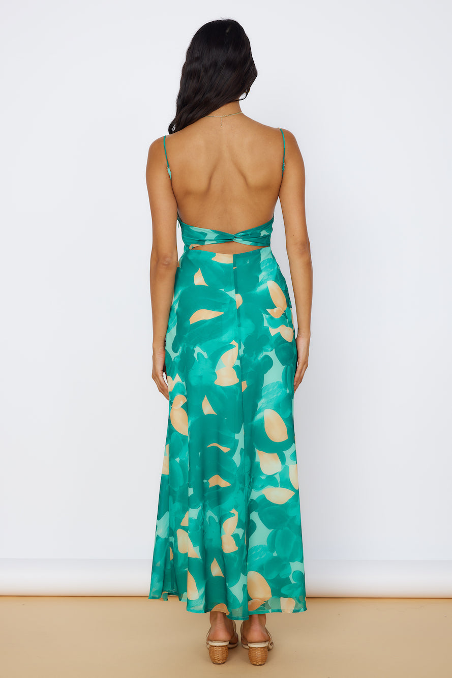 Fresh Start Maxi Dress Green-Seaa Fashion
