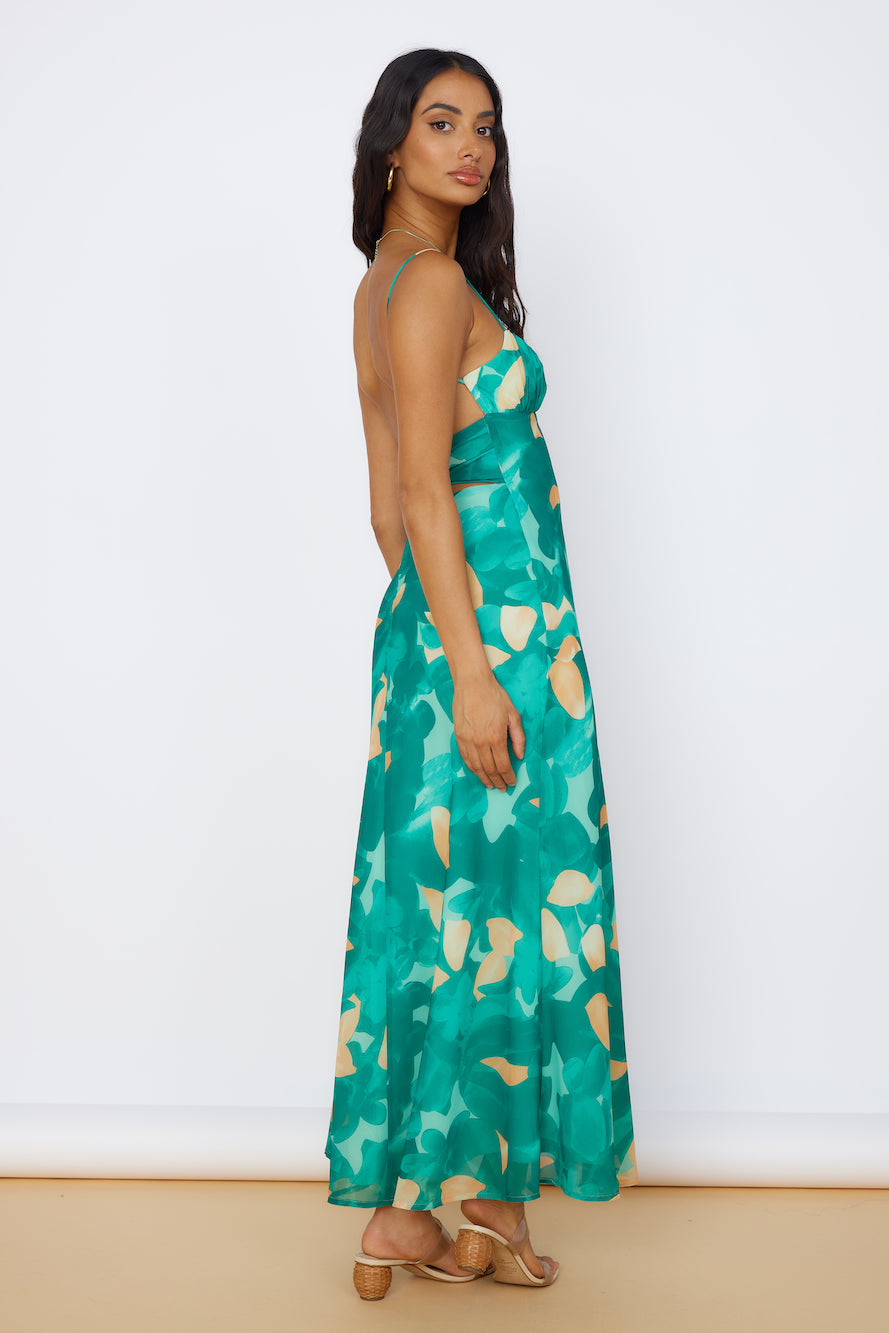 Fresh Start Maxi Dress Green-Seaa Fashion