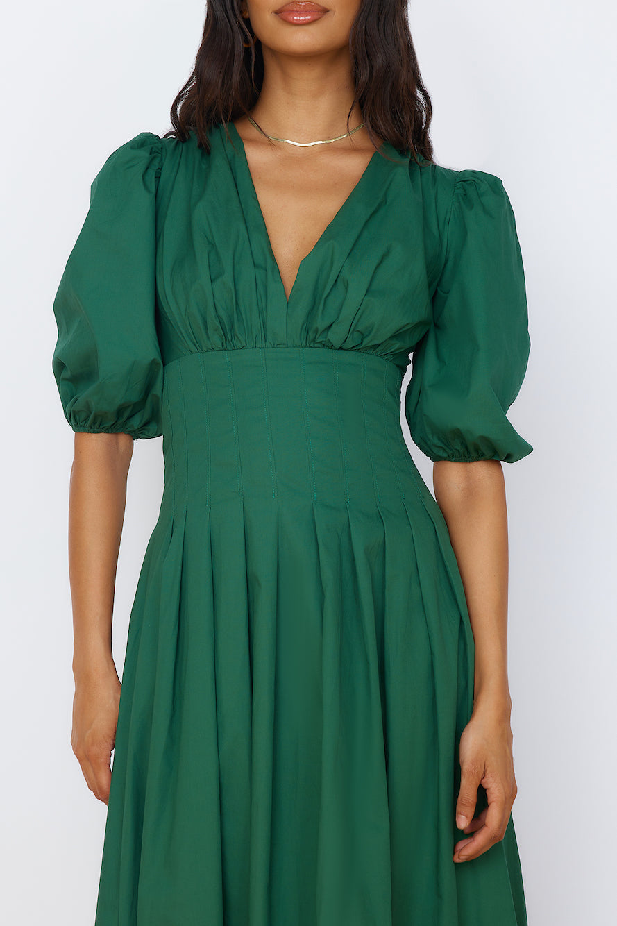 Nature's Escape Maxi Dress Green-Seaa Fashion