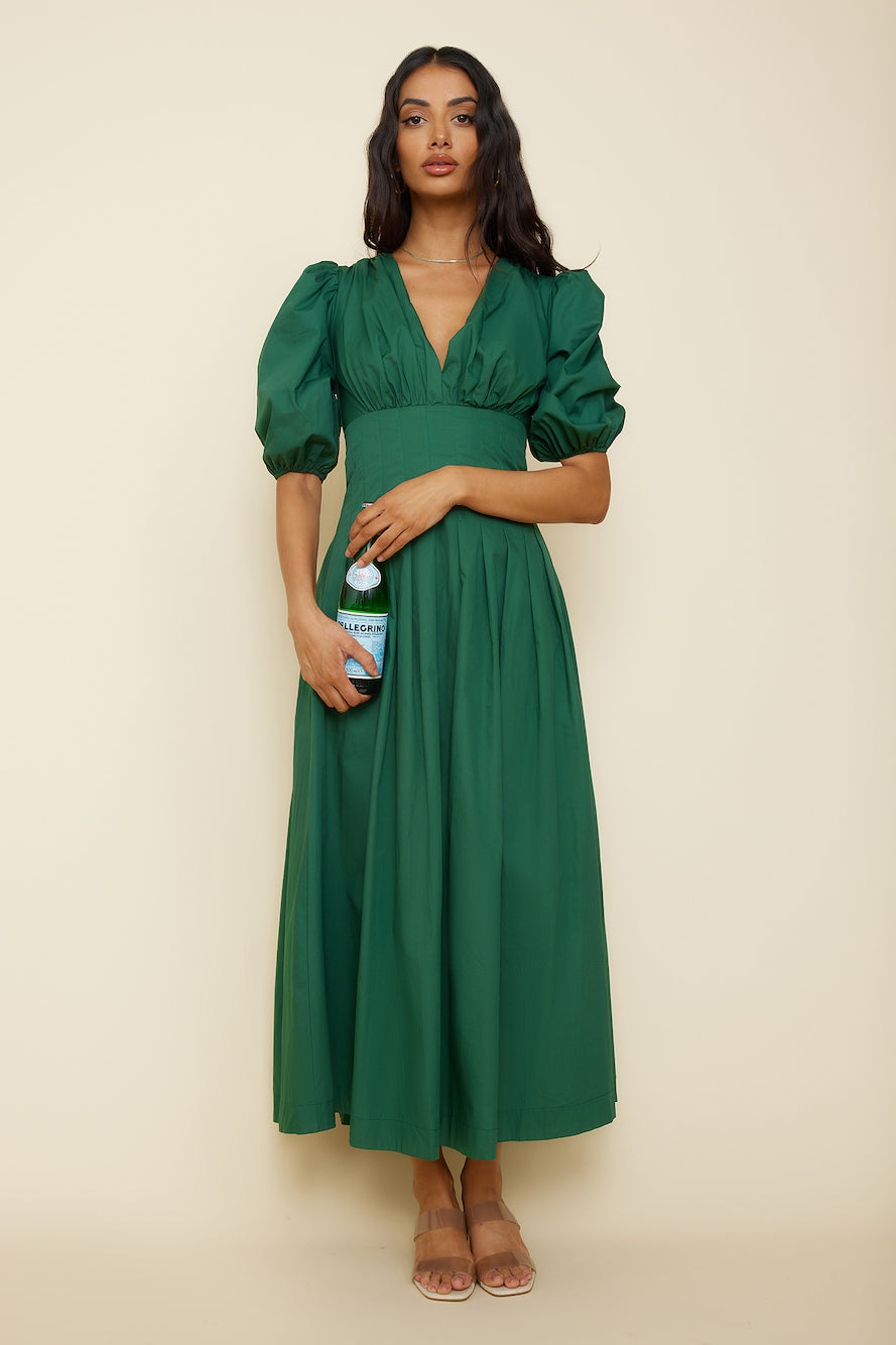 Nature's Escape Maxi Dress Green-Seaa Fashion