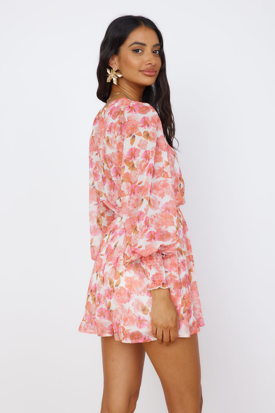 Wildflower Sky Romper Pink-Seaa Fashion