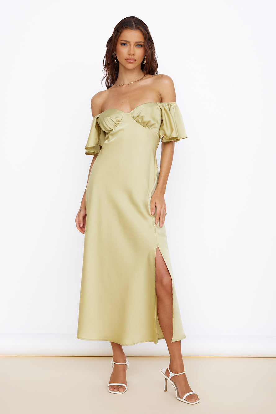 Aurora Skies Maxi Dress Green-Seaa Fashion