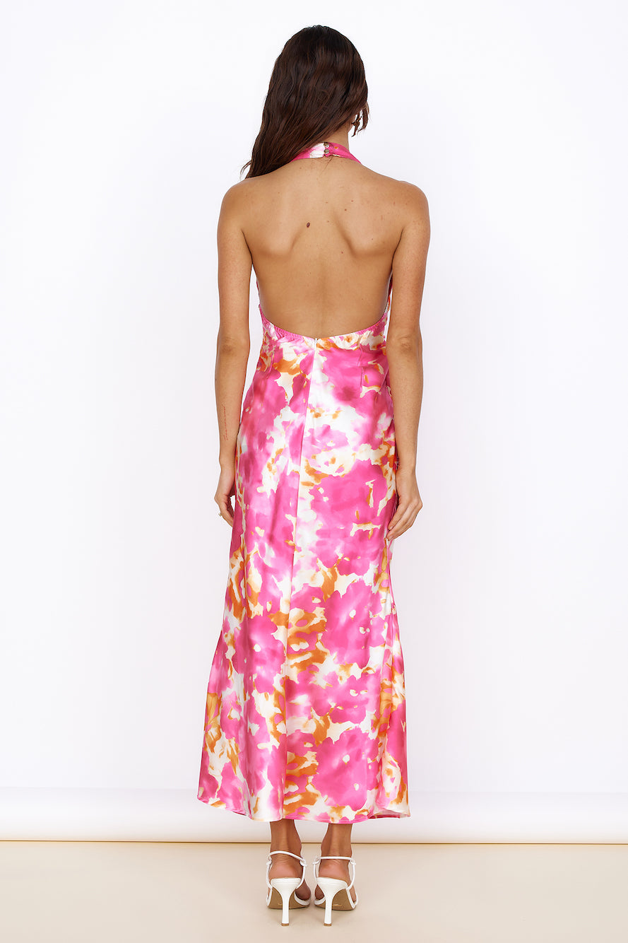 Be Kind Always Maxi Dress Pink-Seaa Fashion