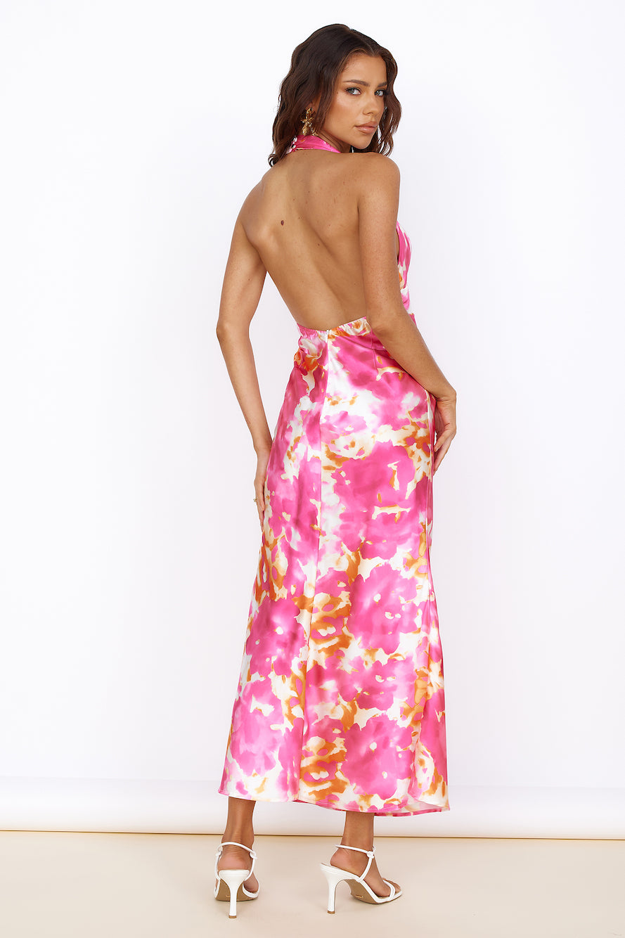 Be Kind Always Maxi Dress Pink-Seaa Fashion