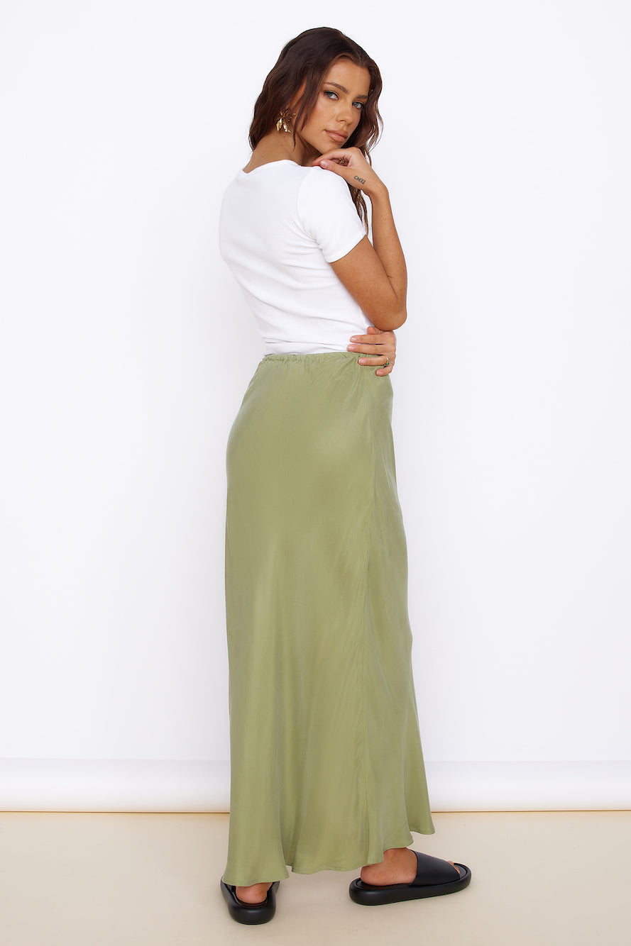 Dandelion Dreaming Skirt Sage-Seaa Fashion