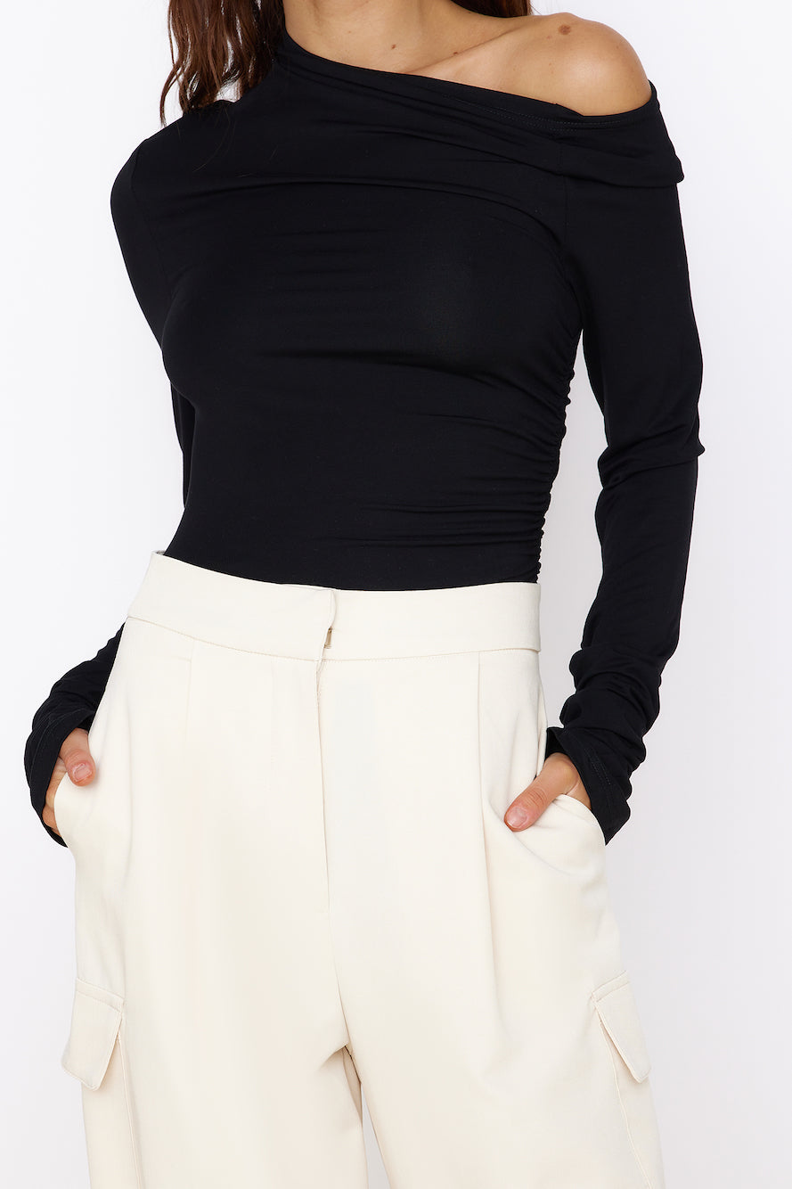 SNDYS Nyah Bodysuit Black-Seaa Fashion