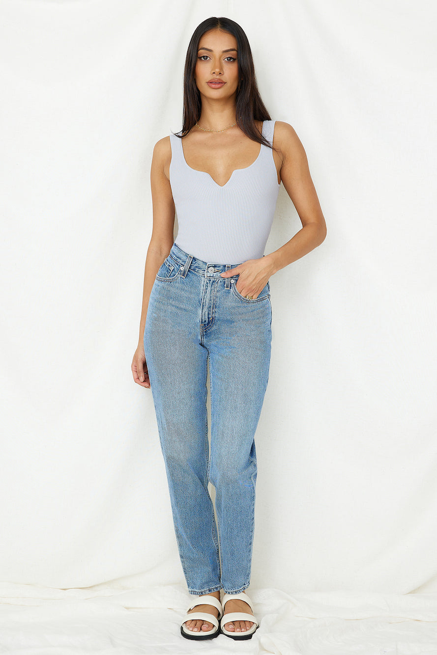 Diamond Sky Bodysuit Grey-Seaa Fashion