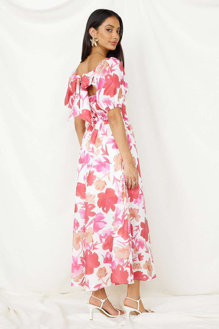 Sugar Rush Midi Dress Pink-Seaa Fashion