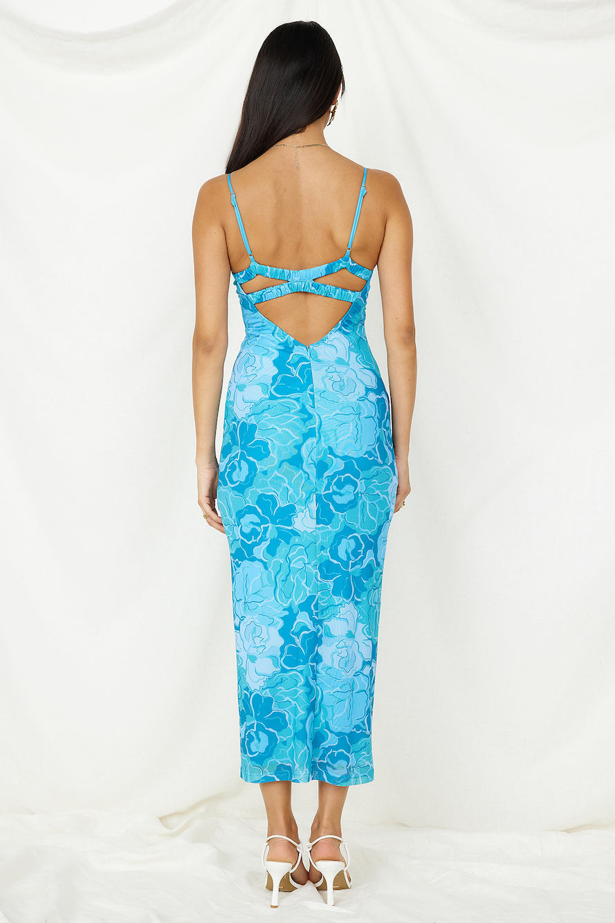 With Grace Maxi Dress Blue-Seaa Fashion