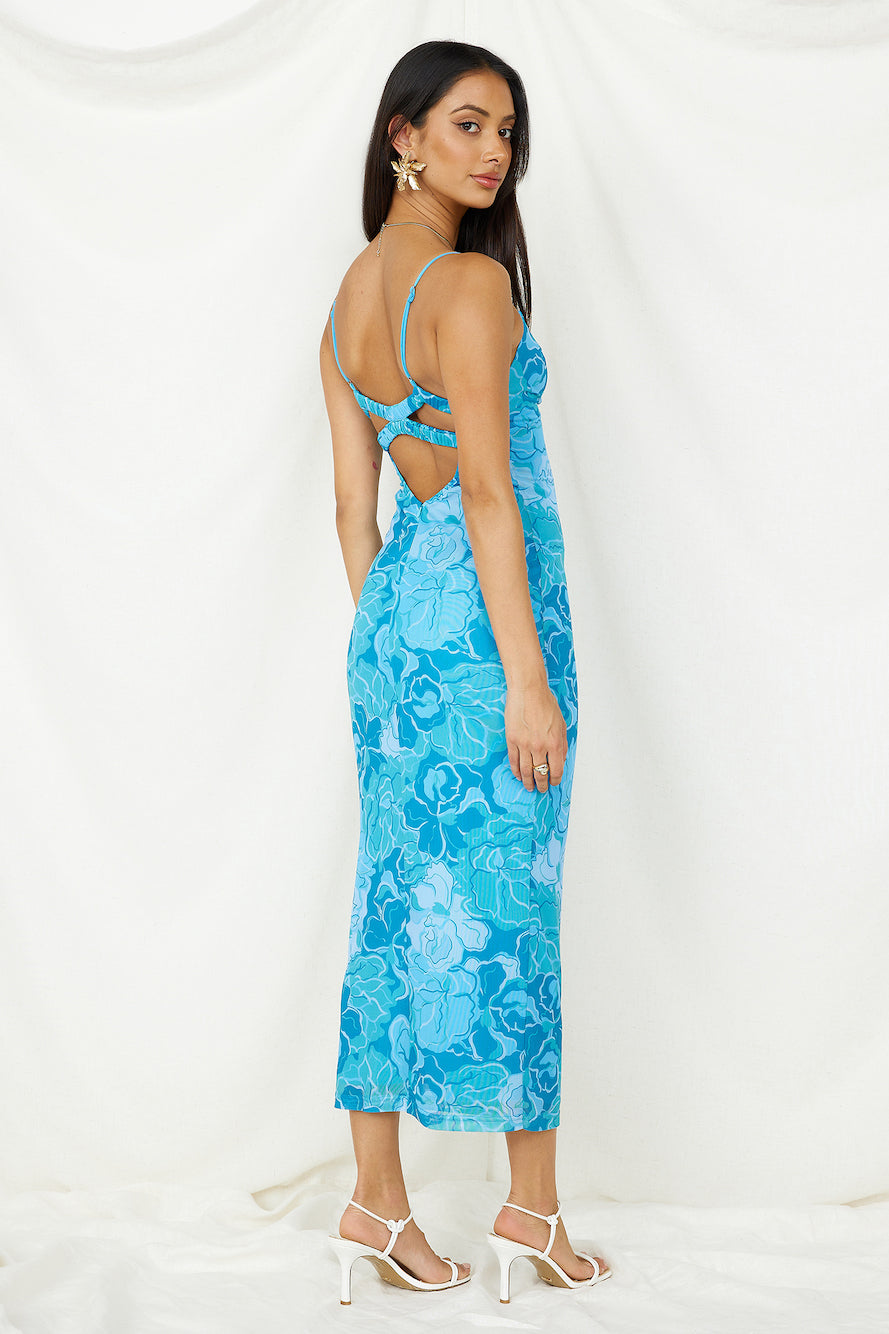 With Grace Maxi Dress Blue-Seaa Fashion