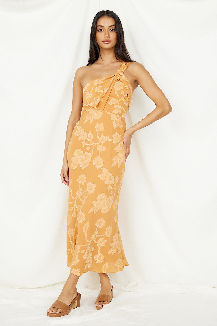 Power of Possibility Maxi Dress Orange-Seaa Fashion