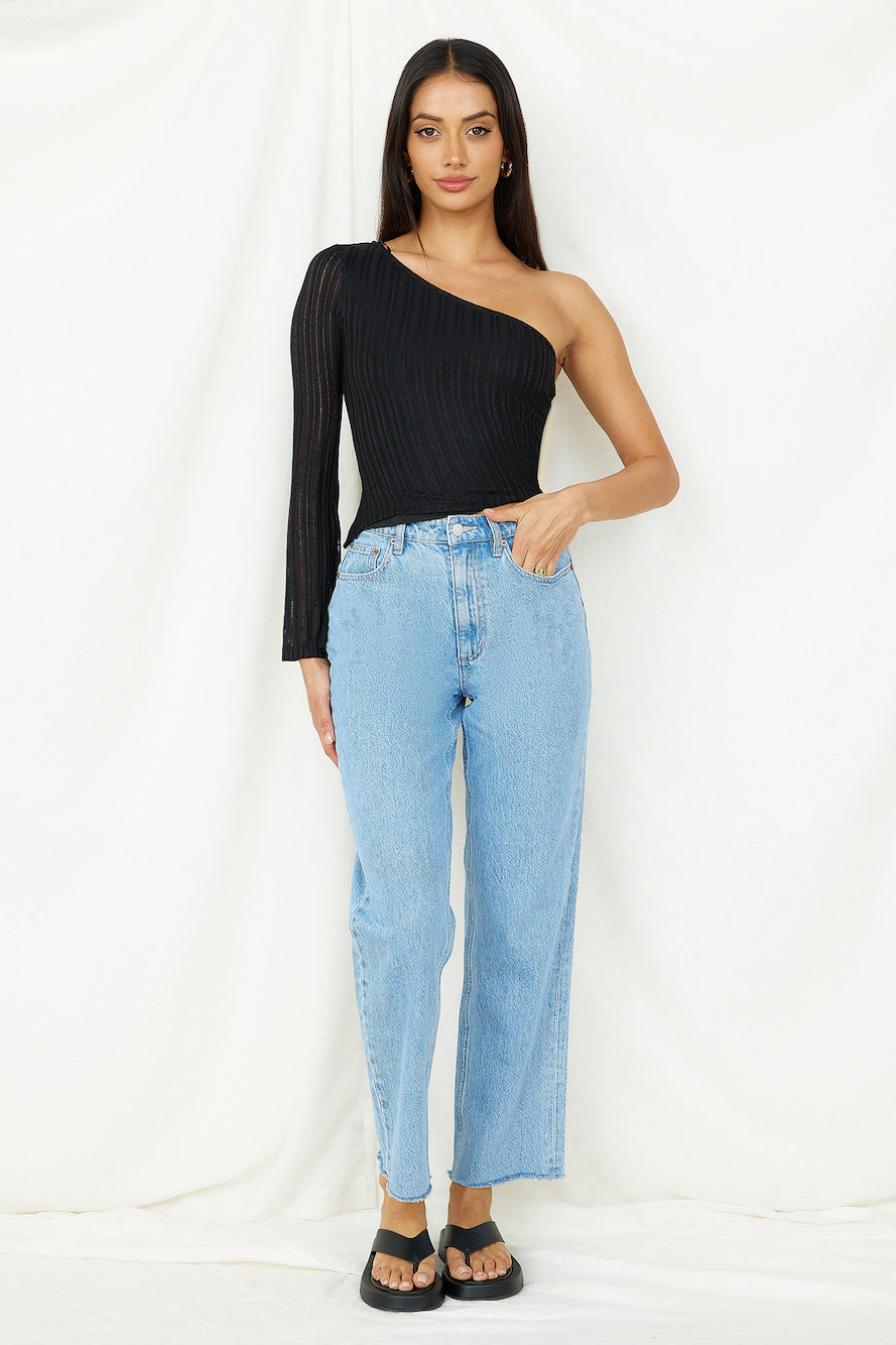 Hand On My Heart Crop Top Black-Seaa Fashion