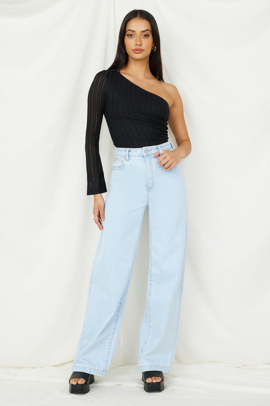 ABRAND A '94 High and Wide Jean Light Vintage Blue-Seaa Fashion