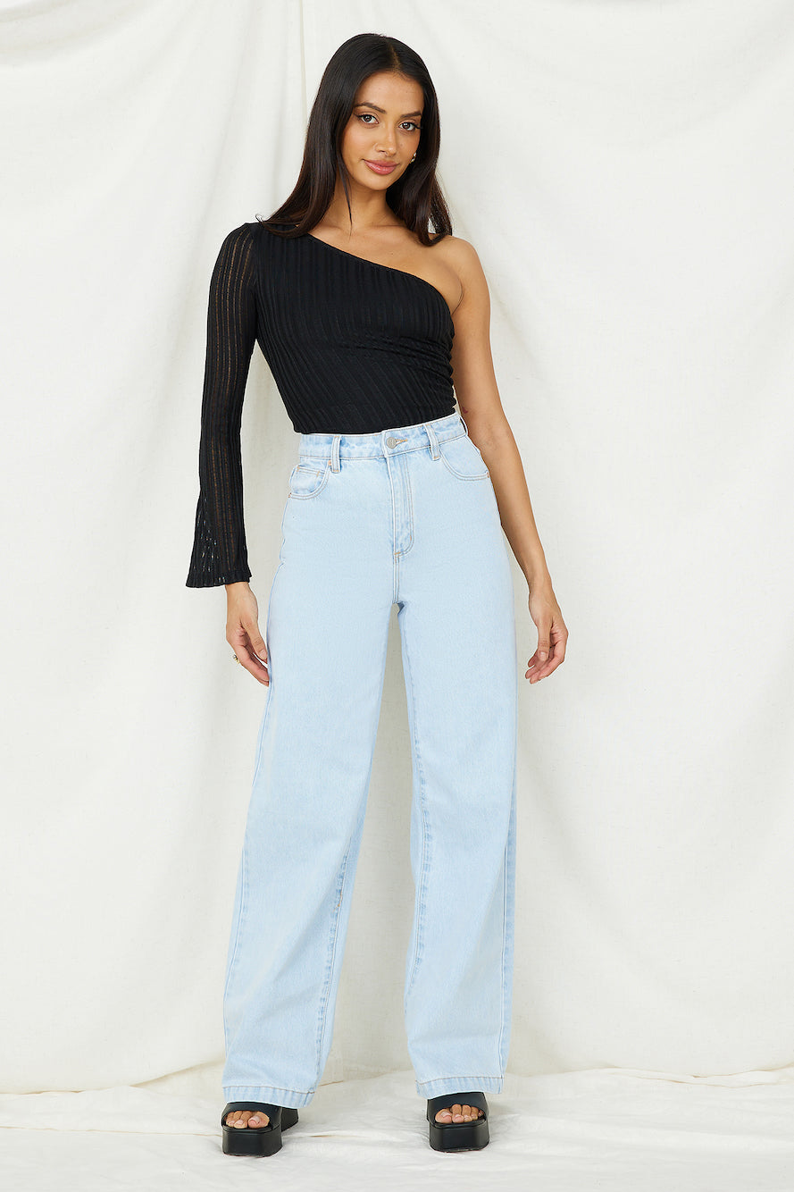 ABRAND A '94 High and Wide Jean Light Vintage Blue-Seaa Fashion