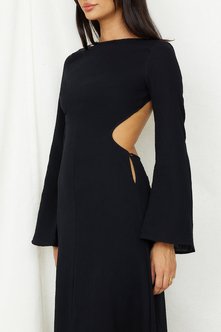 SNDYS Dahlia Maxi Dress Black-Seaa Fashion