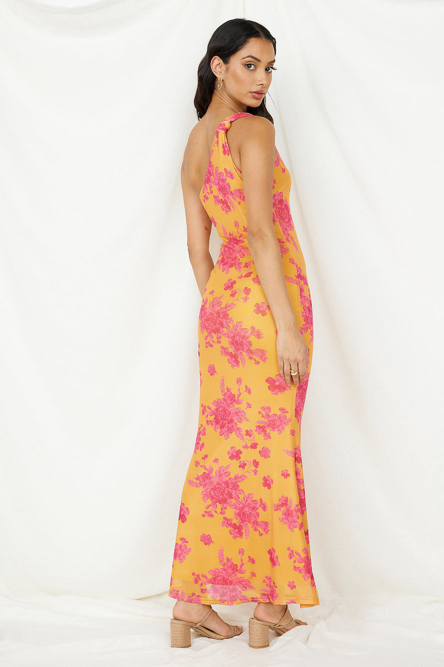 Burning Wishes Maxi Dress Orange-Seaa Fashion