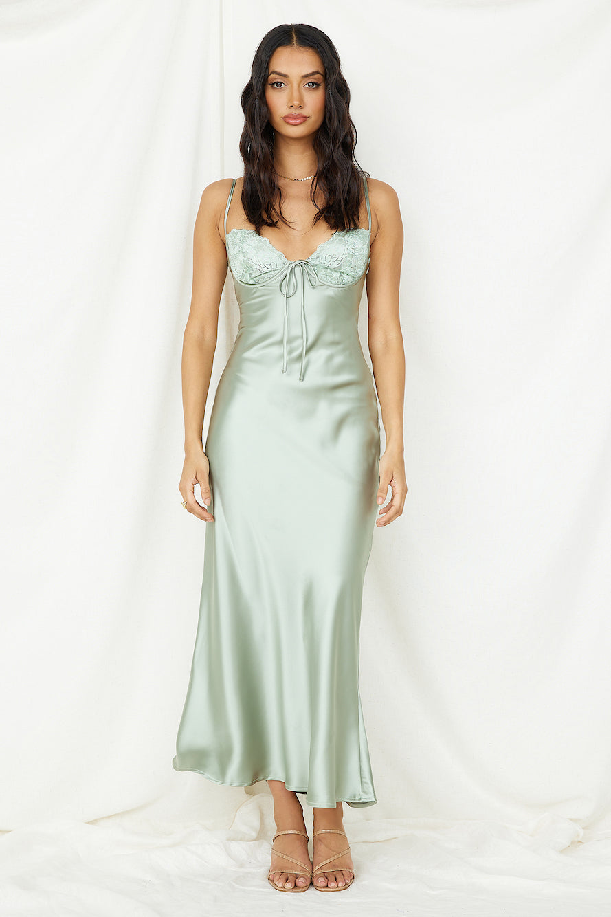 Destination Wedding Midi Dress Khaki-Seaa Fashion