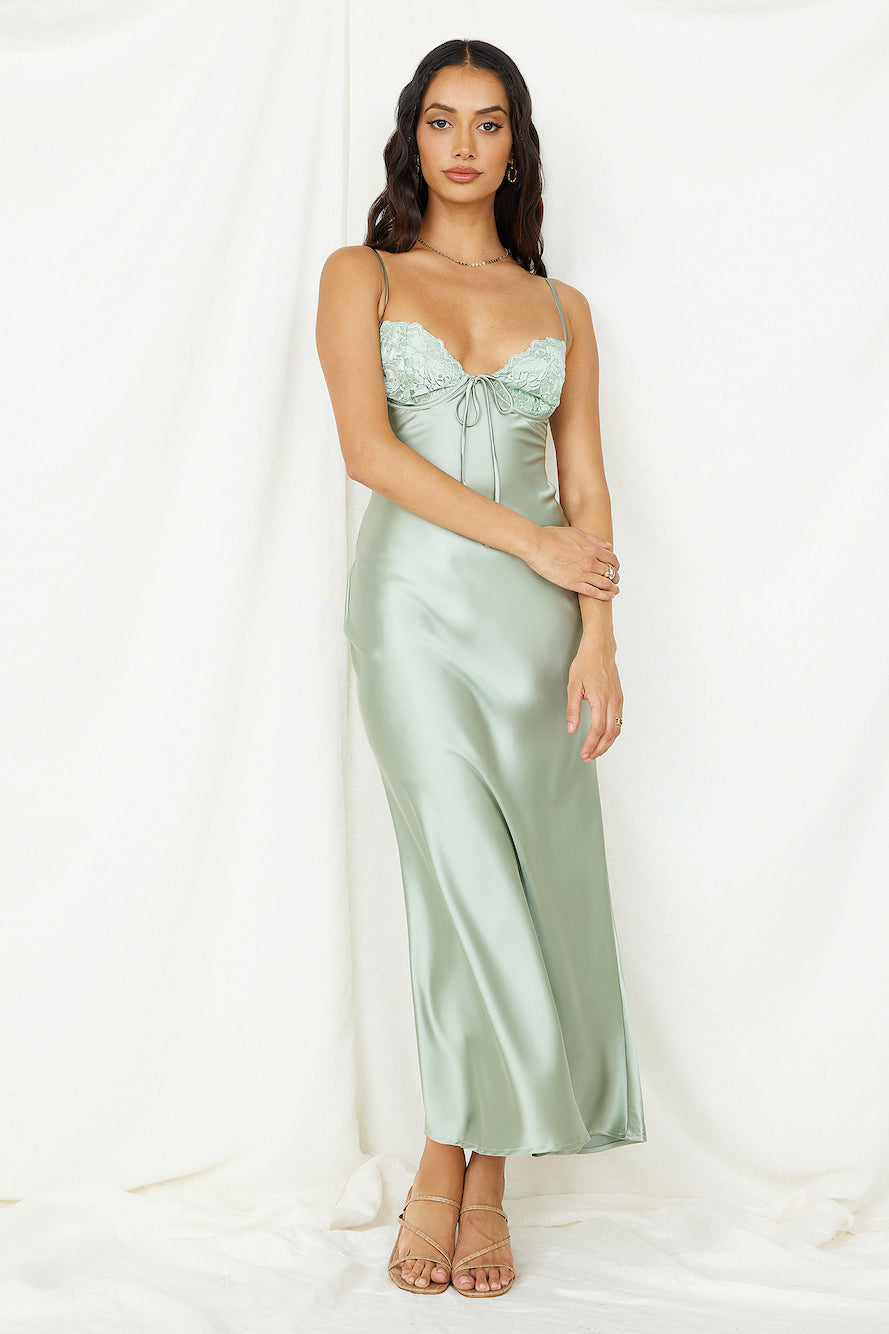 Destination Wedding Midi Dress Khaki-Seaa Fashion