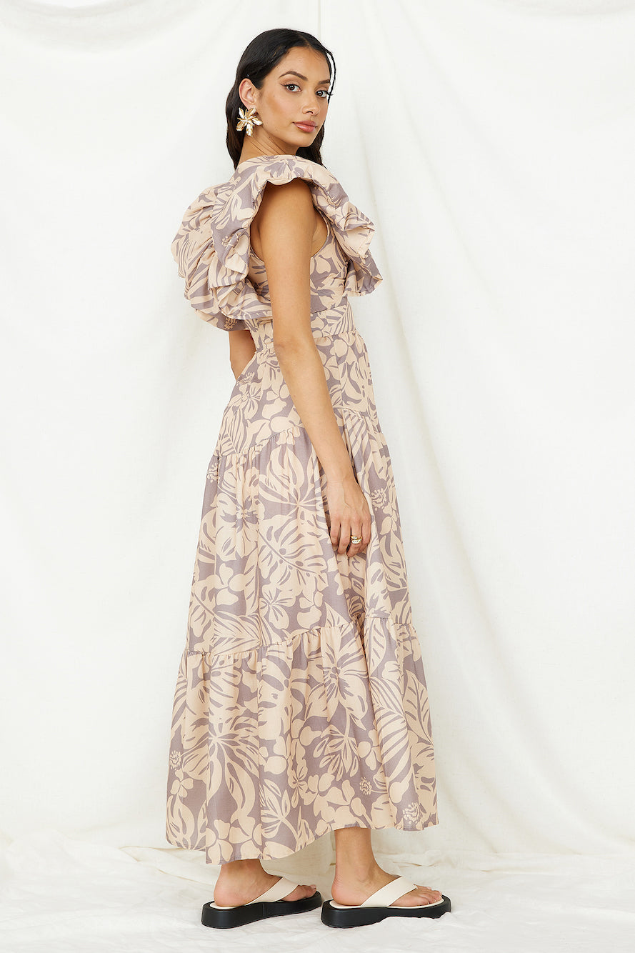 Celestial Paradise Maxi Dress Beige-Seaa Fashion