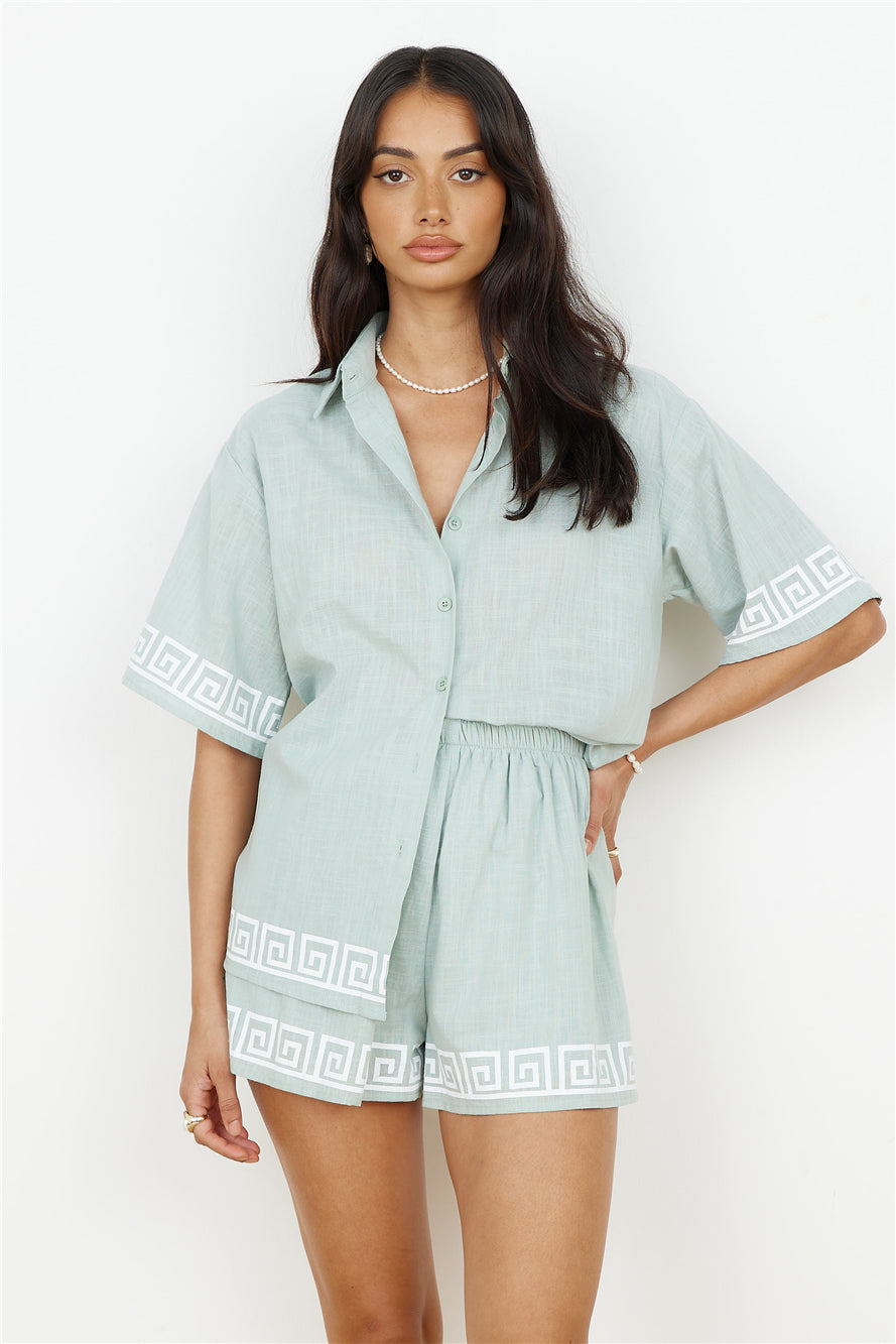 Mint Mojito Set Sage-Seaa Fashion