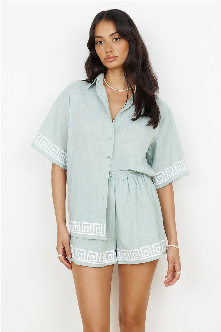 Mint Mojito Set Sage-Seaa Fashion