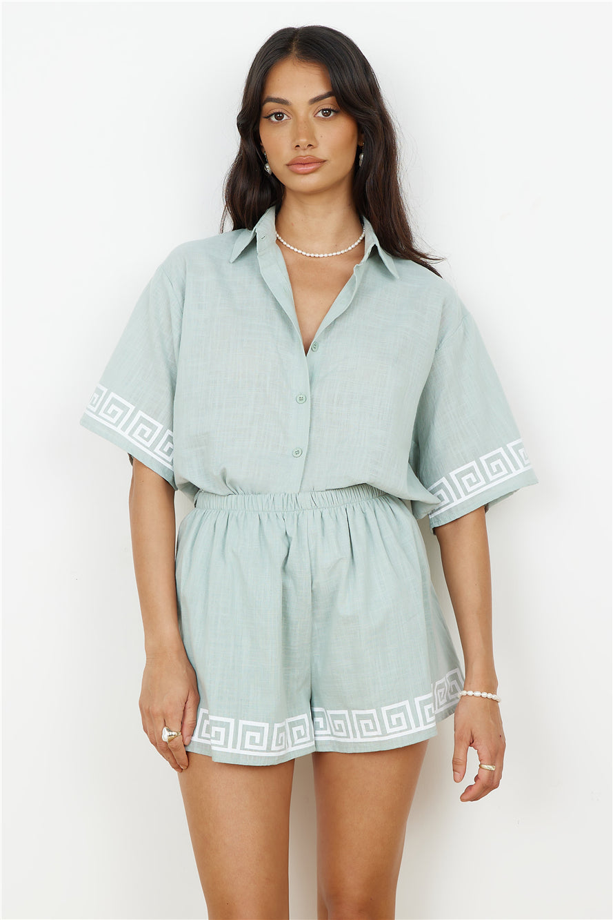 Mint Mojito Set Sage-Seaa Fashion