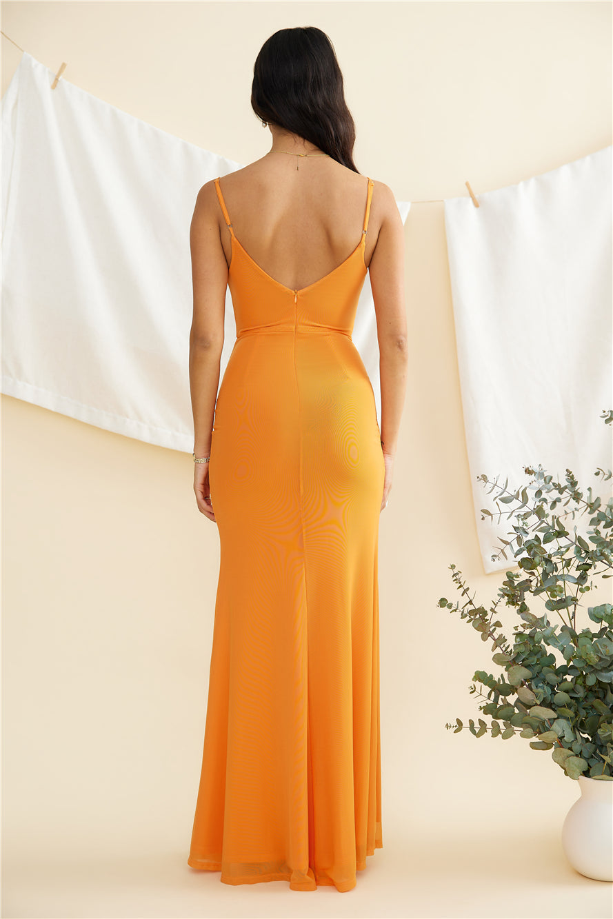 Change Is Coming Maxi Dress Orange-Seaa Fashion