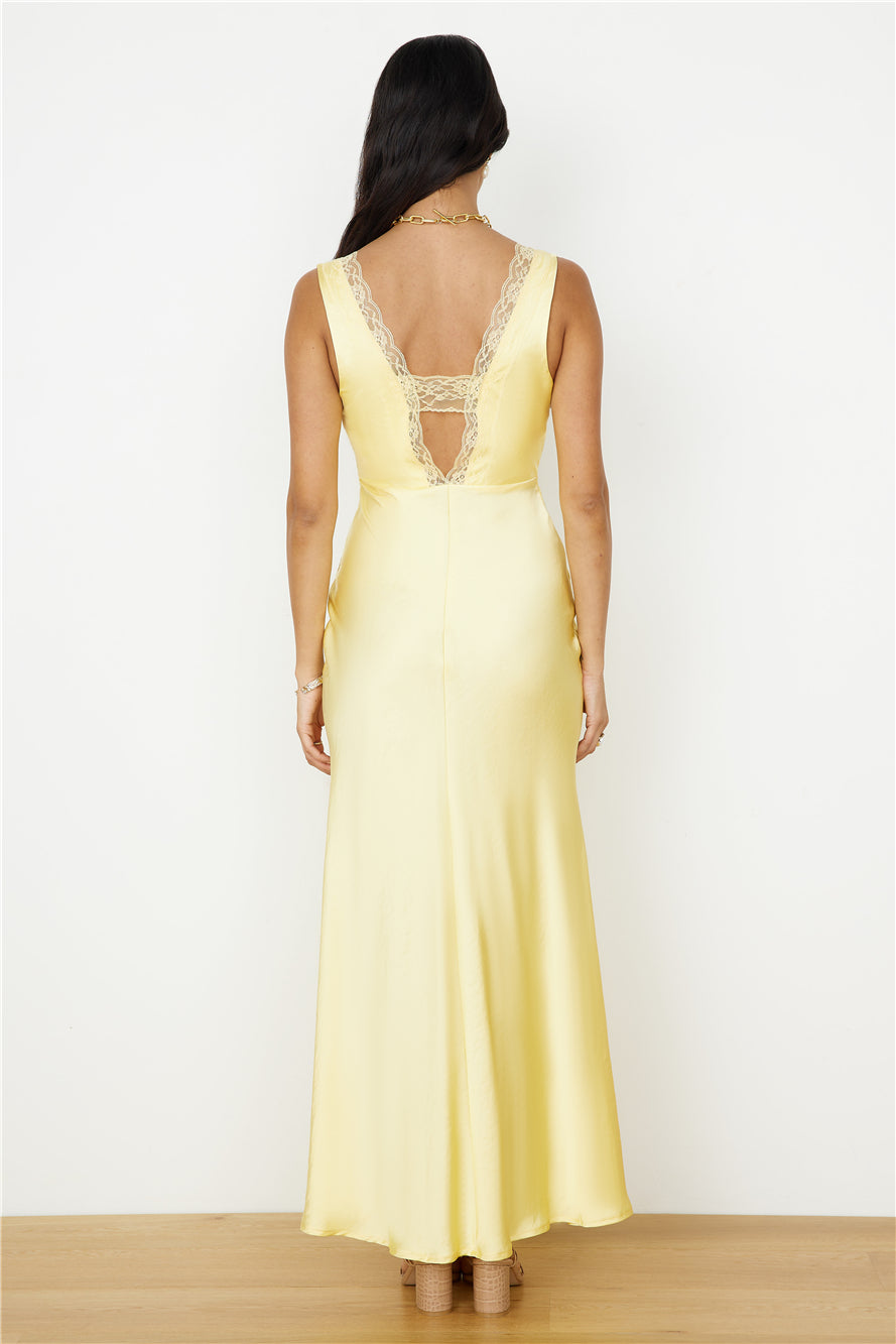 Dreaming Desire Maxi Dress Yellow-Seaa Fashion