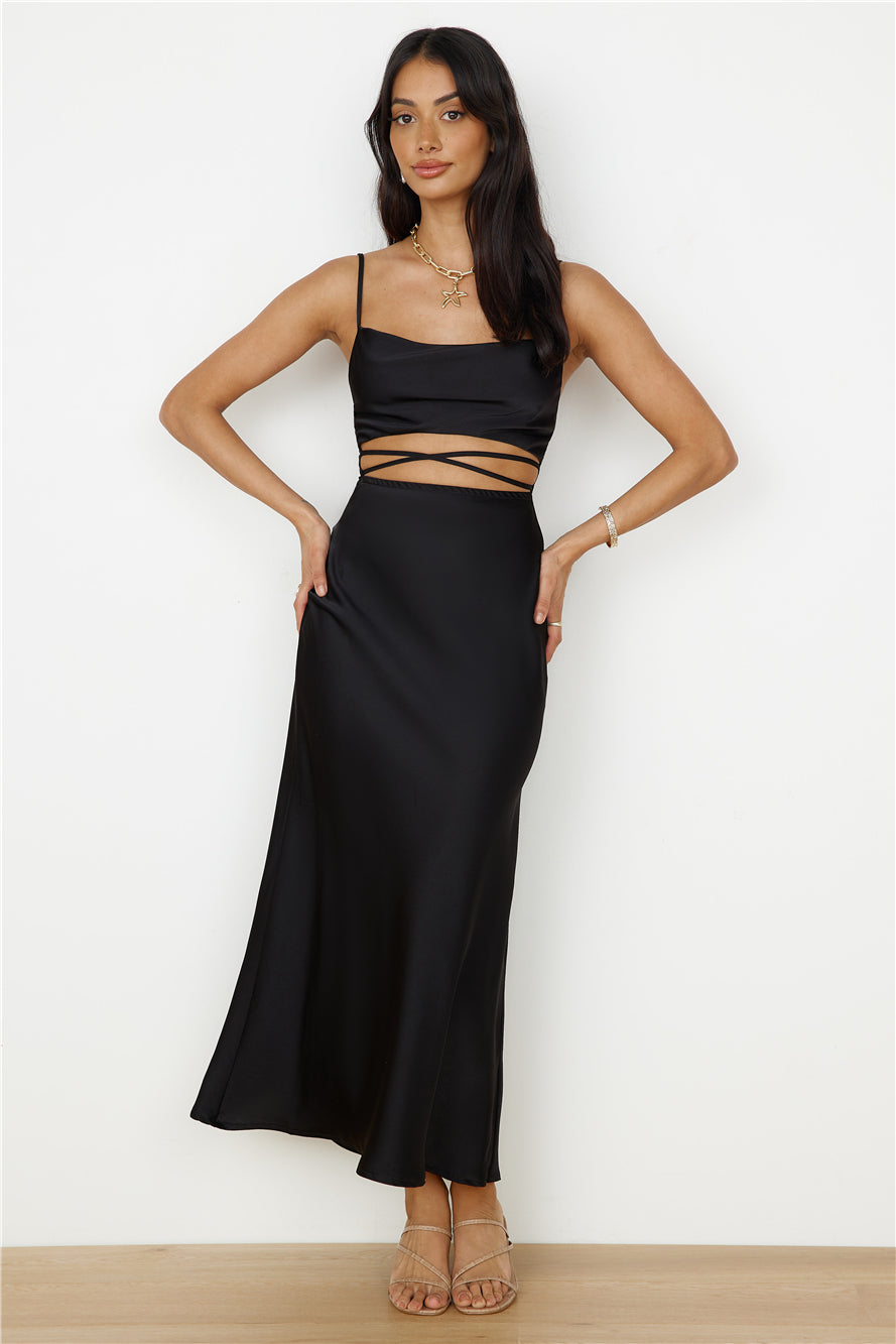 Carmela Maxi Dress Black-Seaa Fashion