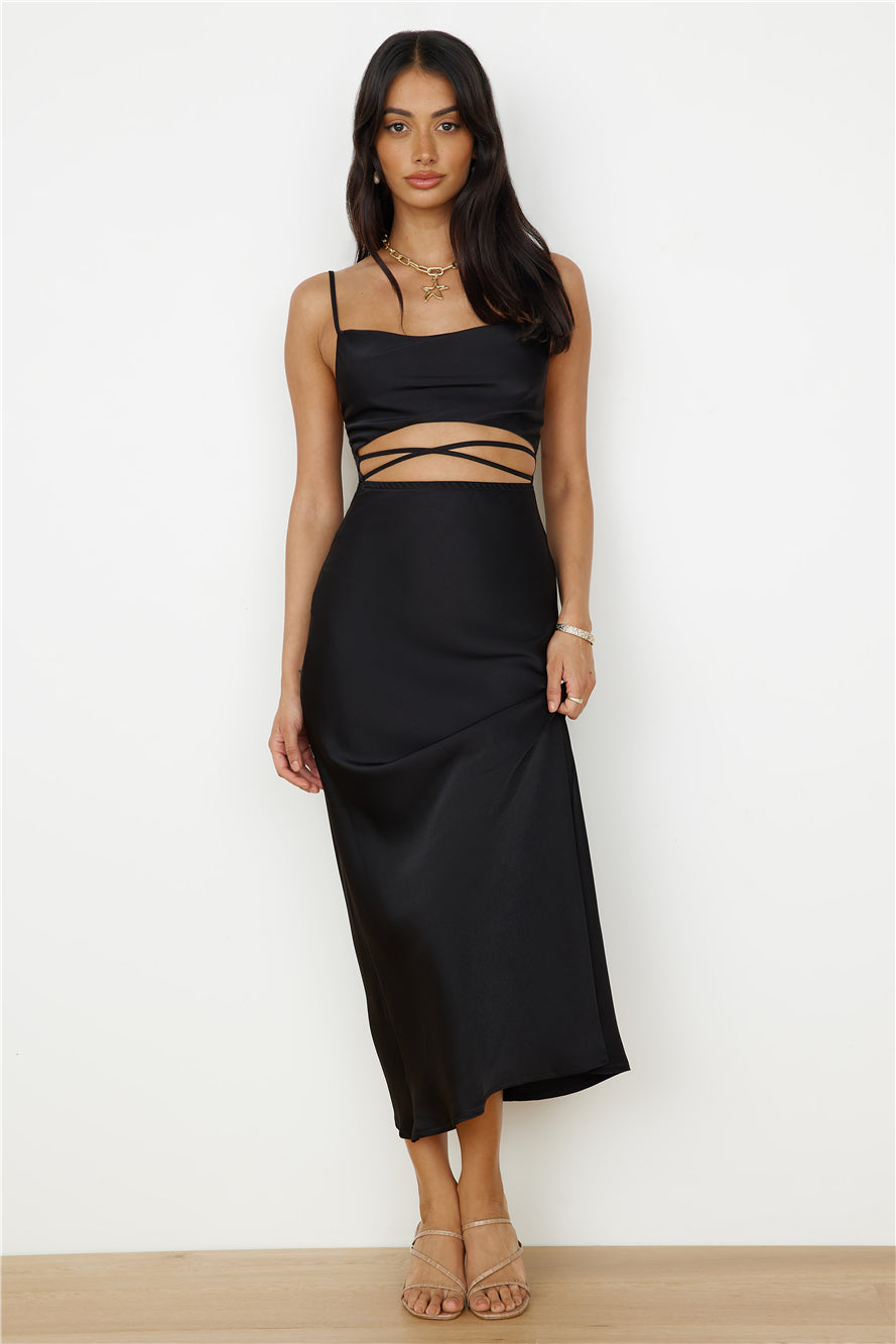Carmela Maxi Dress Black-Seaa Fashion