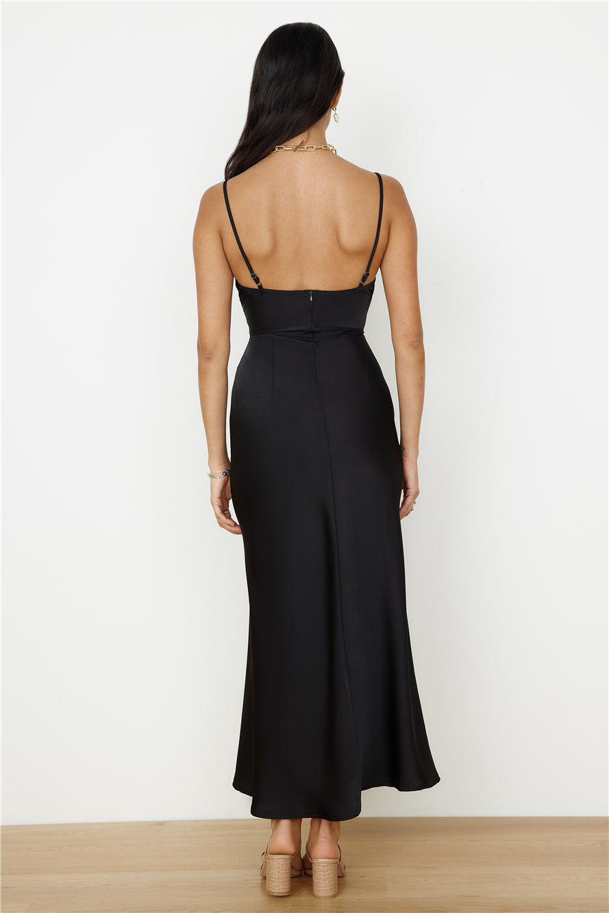Carmela Maxi Dress Black-Seaa Fashion