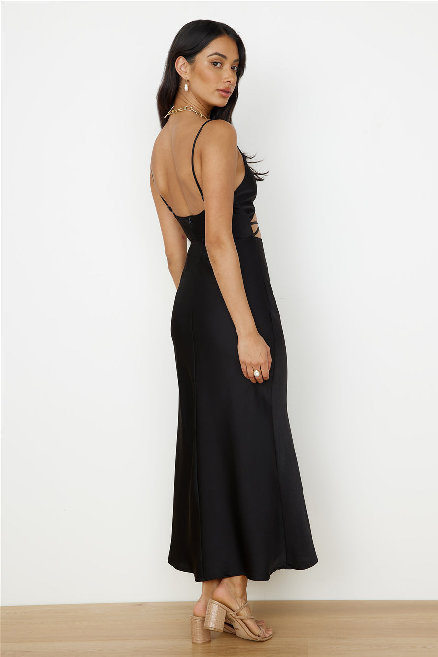 Carmela Maxi Dress Black-Seaa Fashion