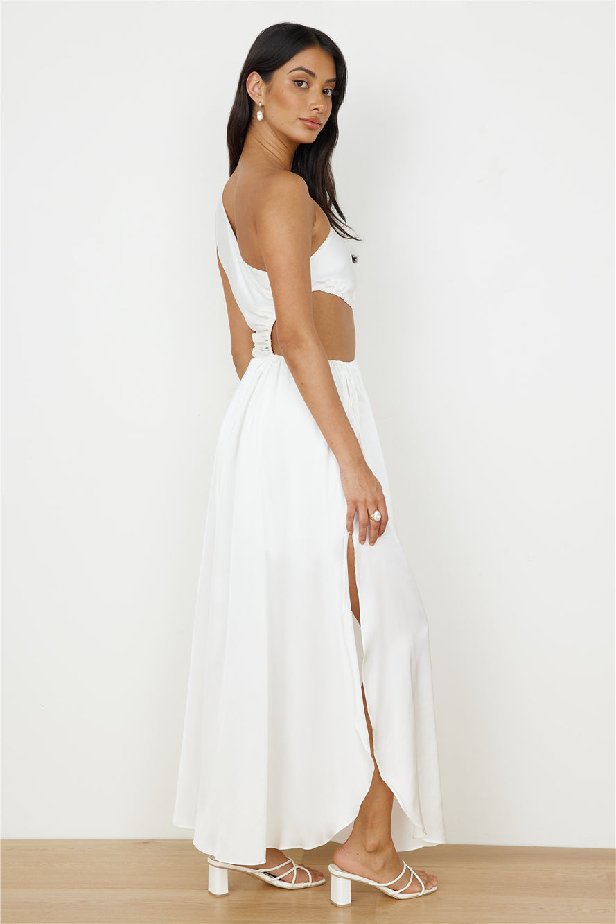 We Got This Feeling Maxi Dress White-Seaa Fashion