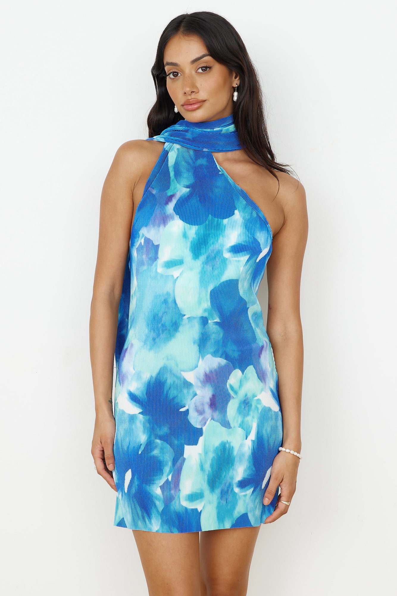 Your Aura Mini Dress Blue-Seaa Fashion