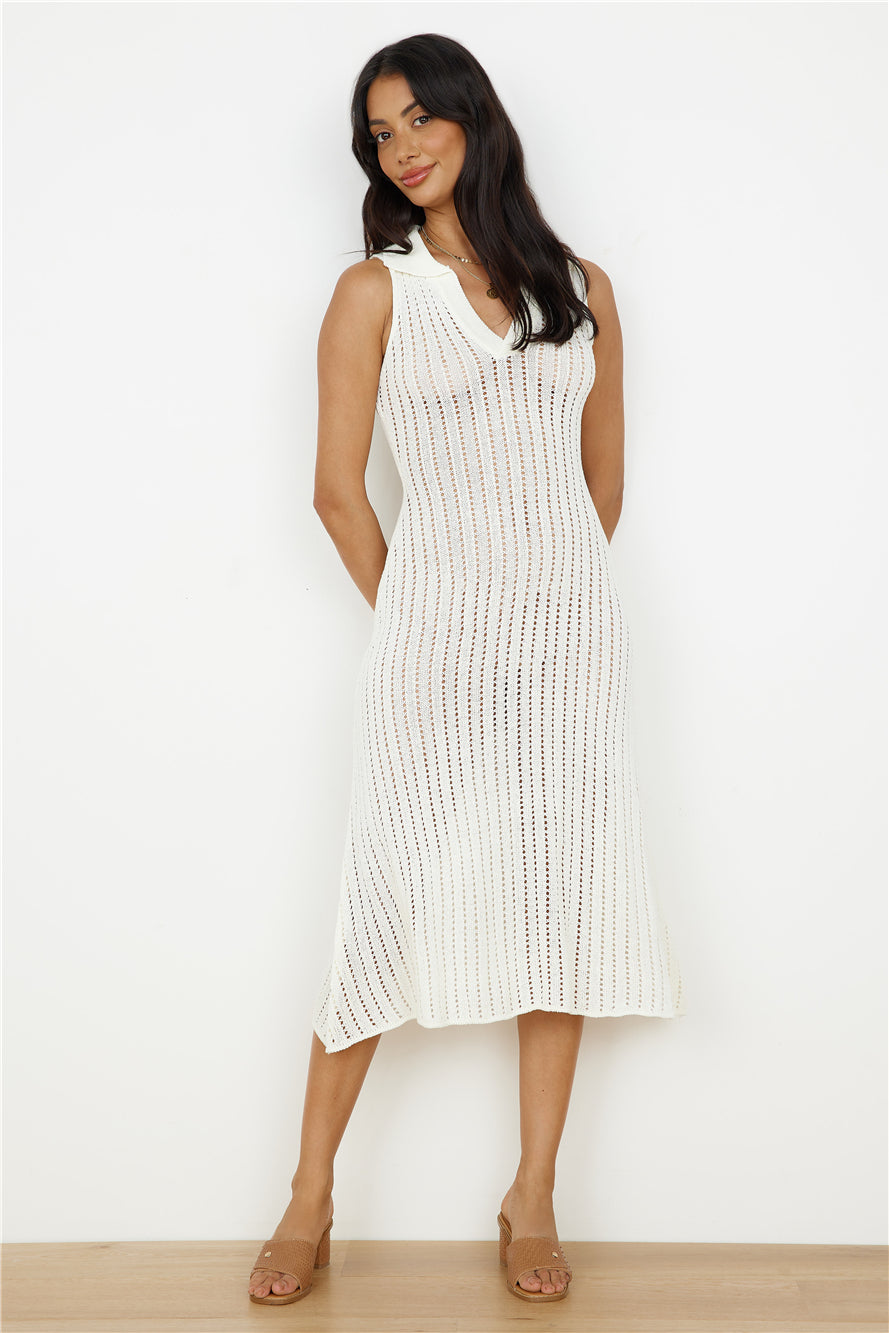 Breezy Seas Maxi Dress White-Seaa Fashion