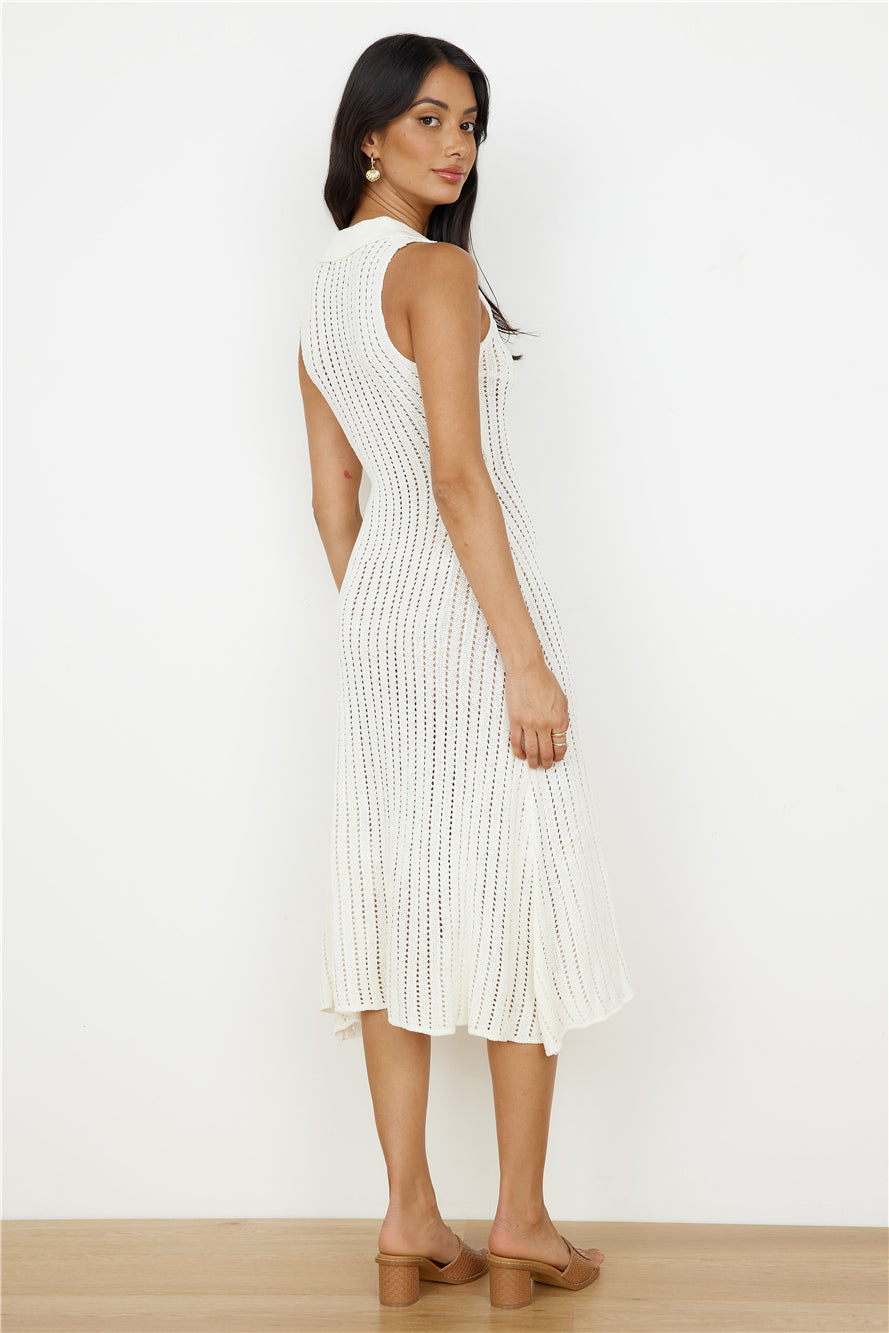 Breezy Seas Maxi Dress White-Seaa Fashion