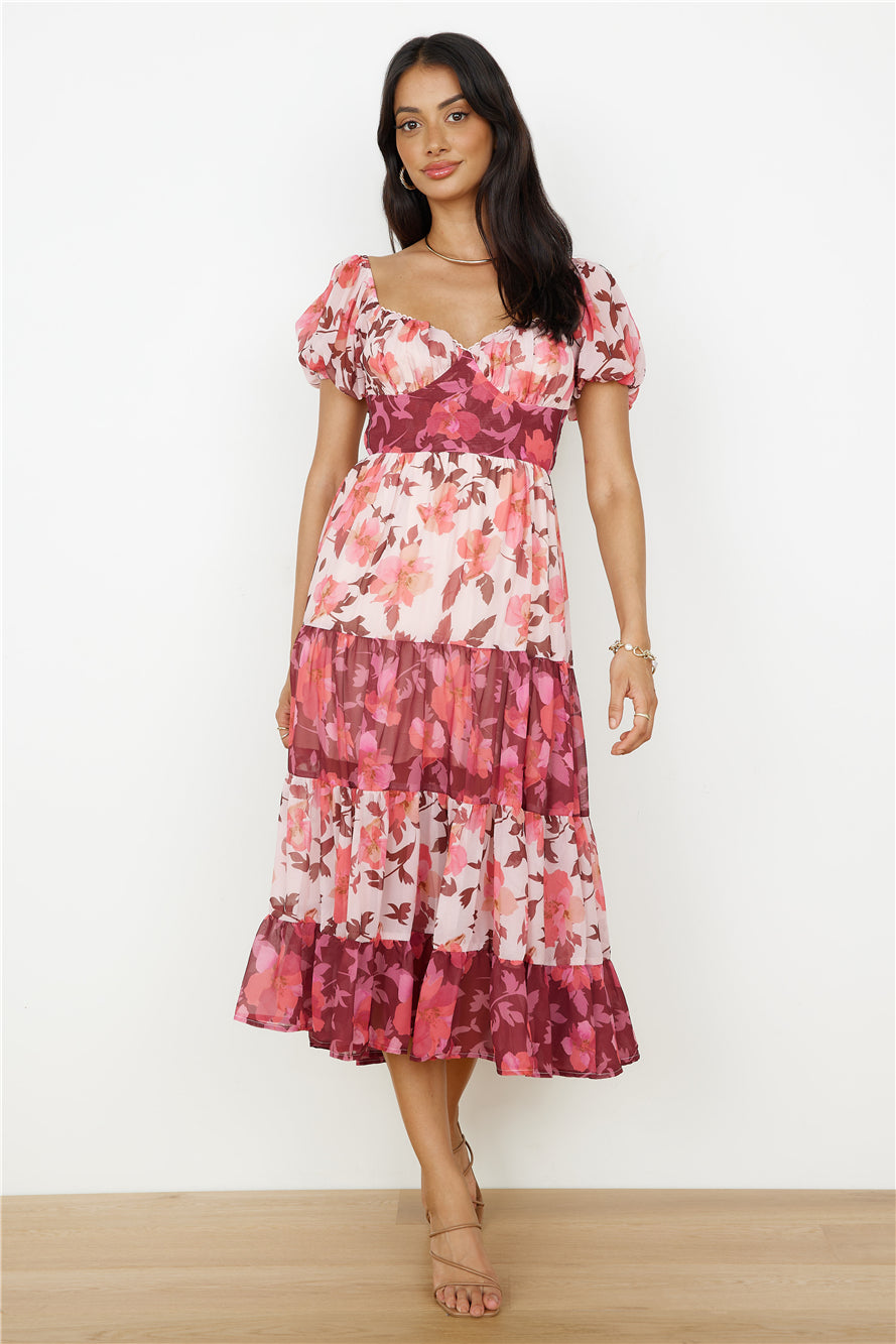 Baby Blooms Maxi Dress Pink-Seaa Fashion