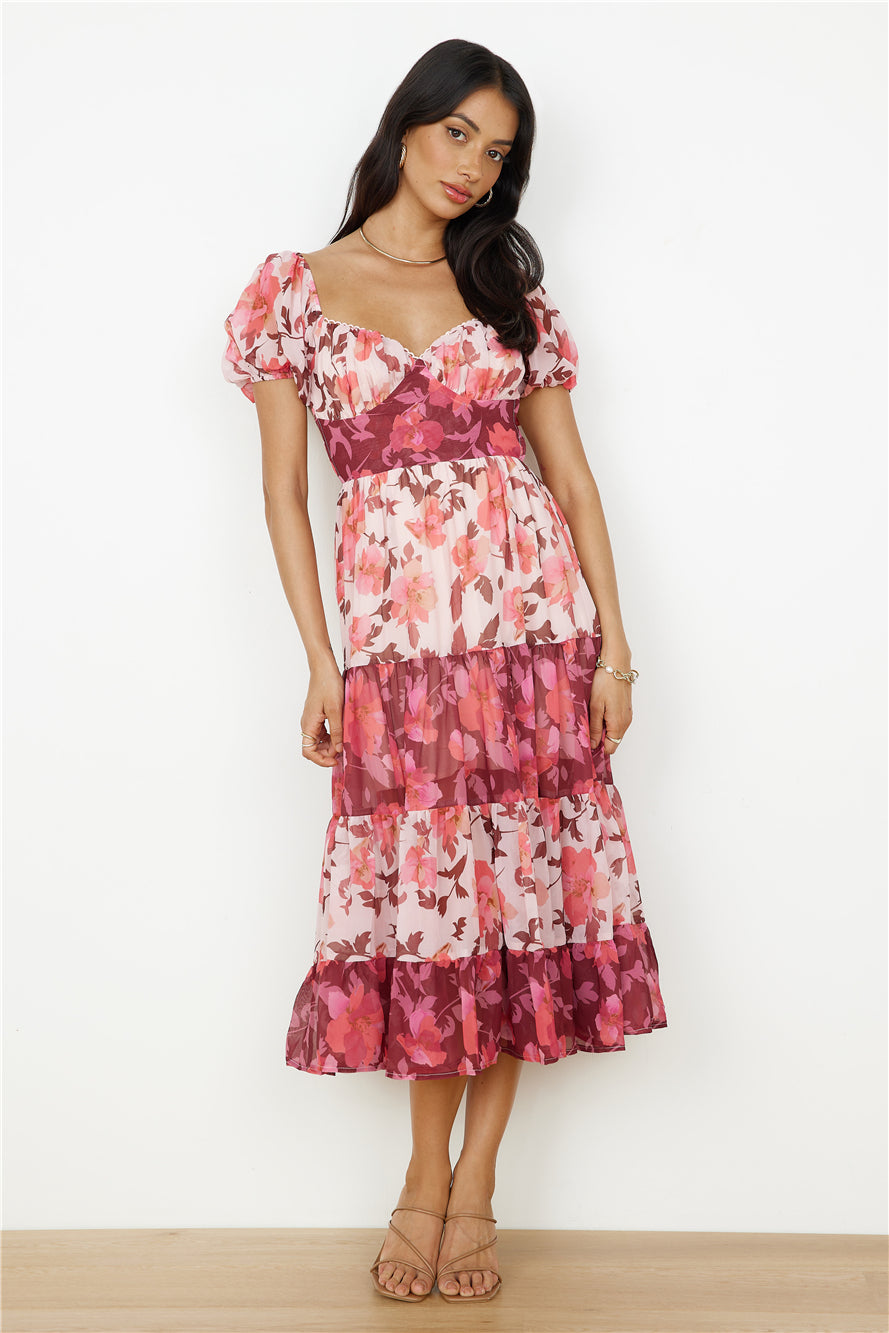 Baby Blooms Maxi Dress Pink-Seaa Fashion