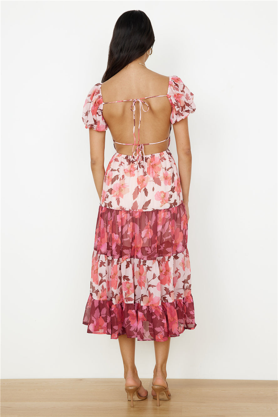 Baby Blooms Maxi Dress Pink-Seaa Fashion