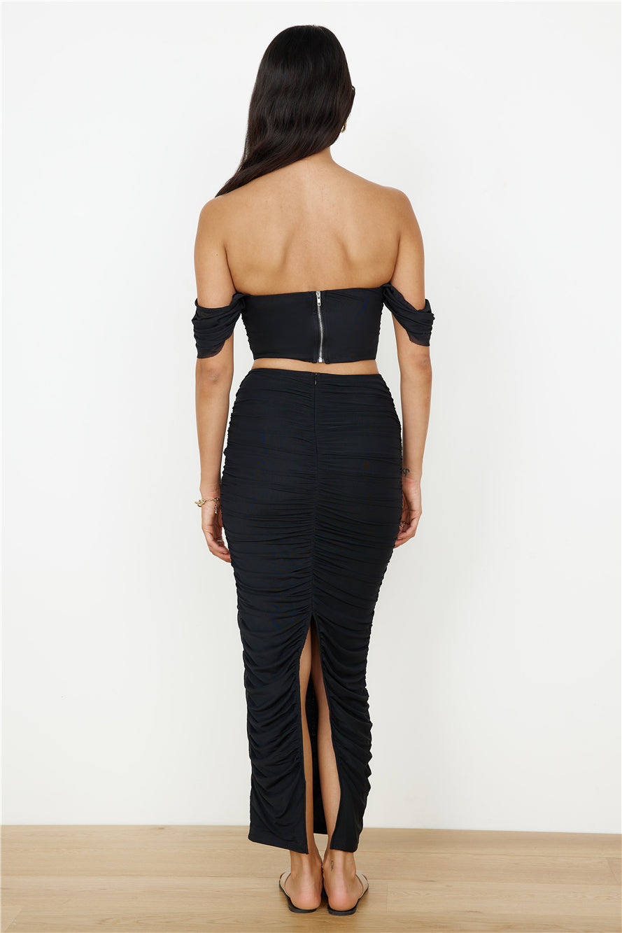 Dance Darling Maxi Skirt Black-Seaa Fashion