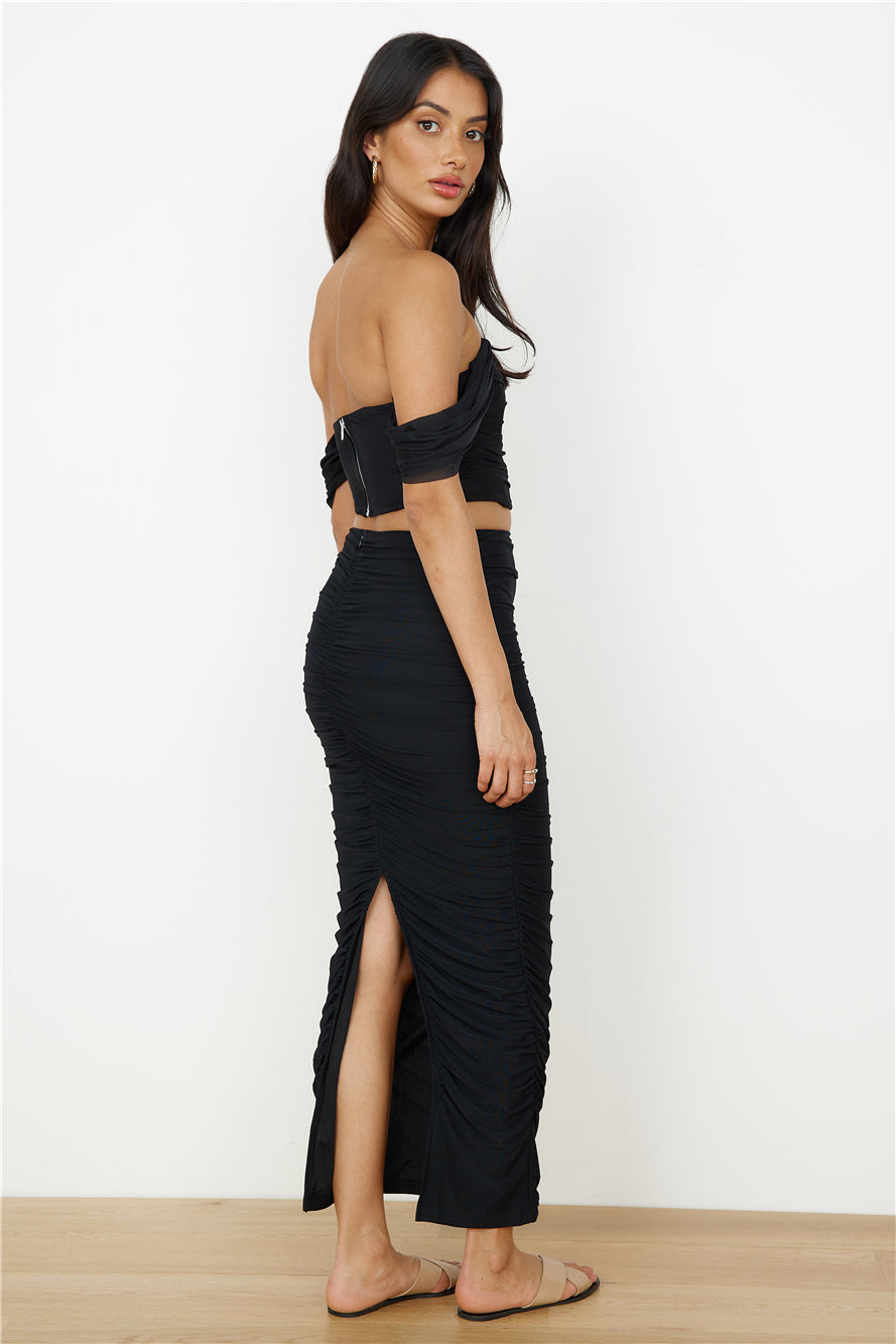 Dance Darling Maxi Skirt Black-Seaa Fashion